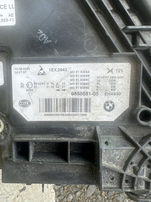 Ляв фар Лед бмв Г30 фейс/L far  BMW G 30 Face Led 9850581-05