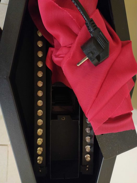 Машина за пламък с ЛЕД LED светлини и вентилатор