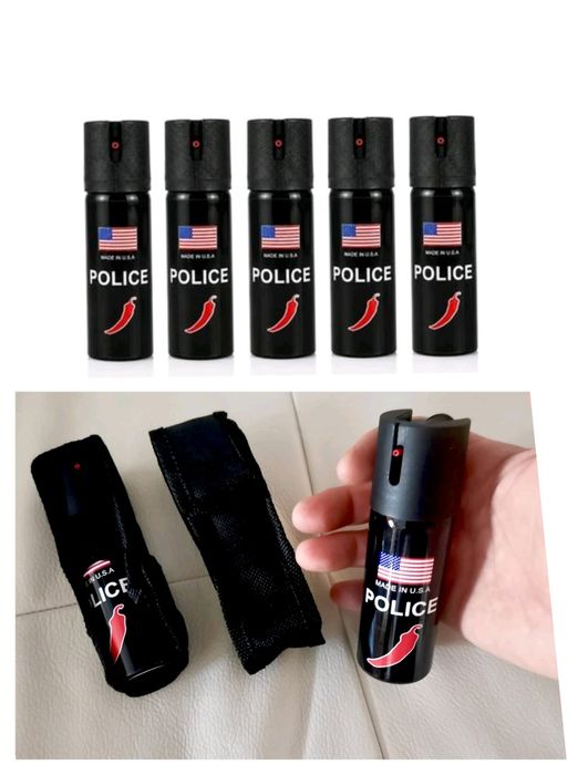 Spray Piper 60ml / Spray Nato + Husa Curea Camping Drumetie Animale sălbatice, Pret pe bucata Spray Ardei Iute