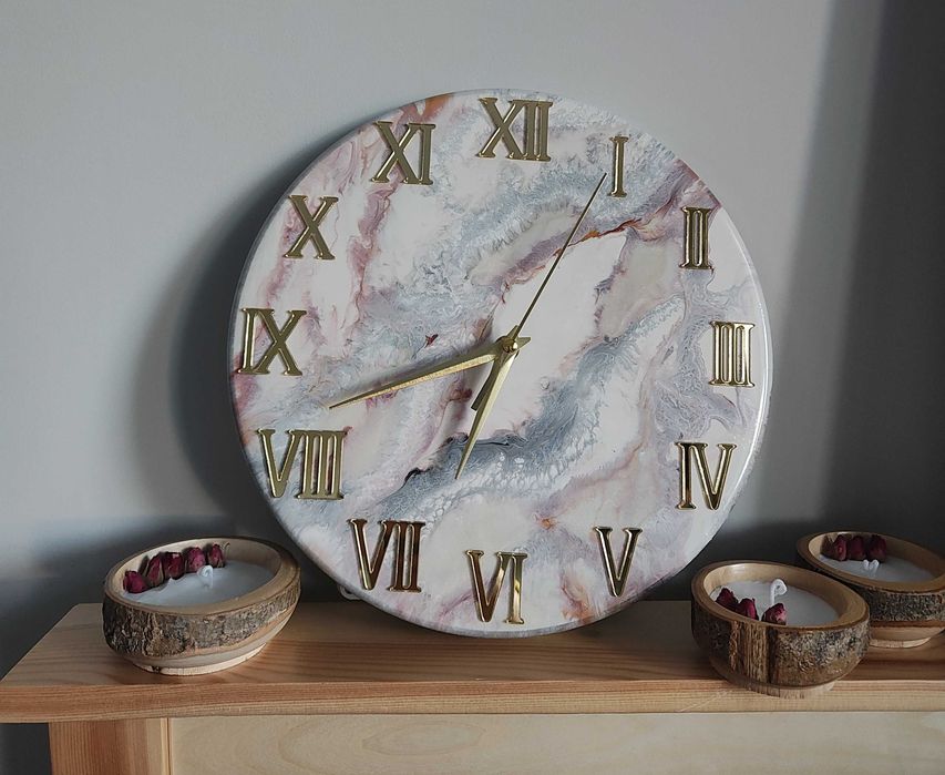 Часы из эпоксидной смолы