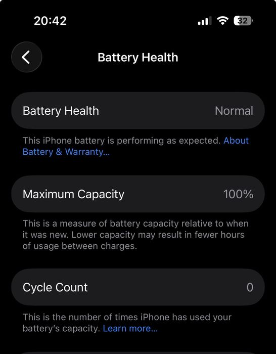 Iphone 15 pro 128gb сменена батерия