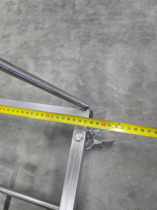 Немска хлебарска транспортна количка от неръждаема стомана