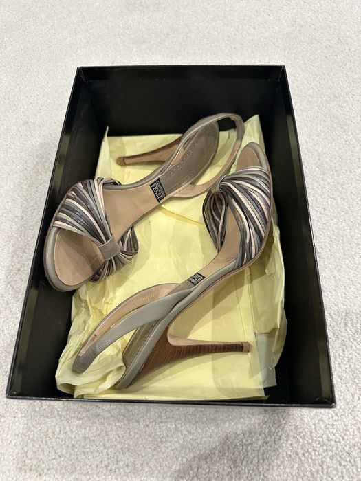 Дамски сандали с висок ток от естествена кожа на Ferre