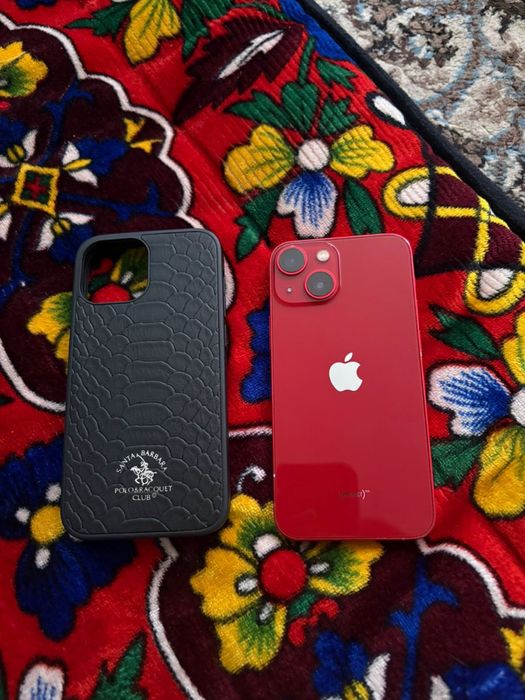 Айфон 13мини 128гб красный свет