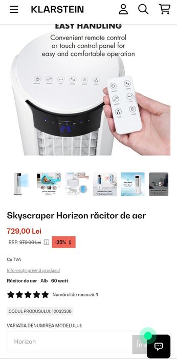 Racitor de aer Klarstein