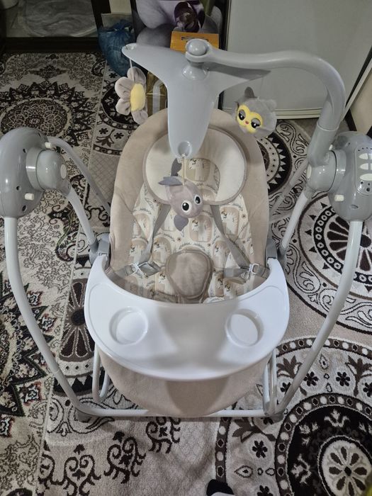 Продаётся детский Шизлонг-качеля, Практически новый, Цена отличная.