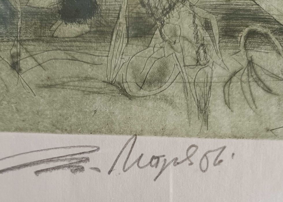 Картина смесена техника - Тодор Петров