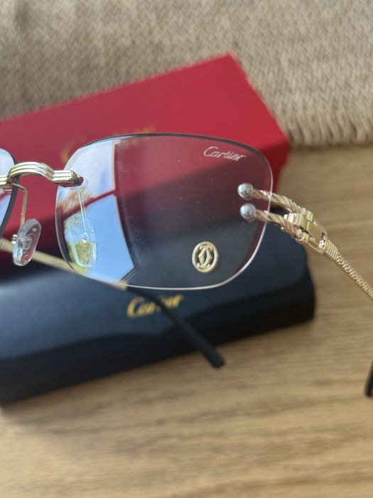Очила Cartier с кафяво стъкло