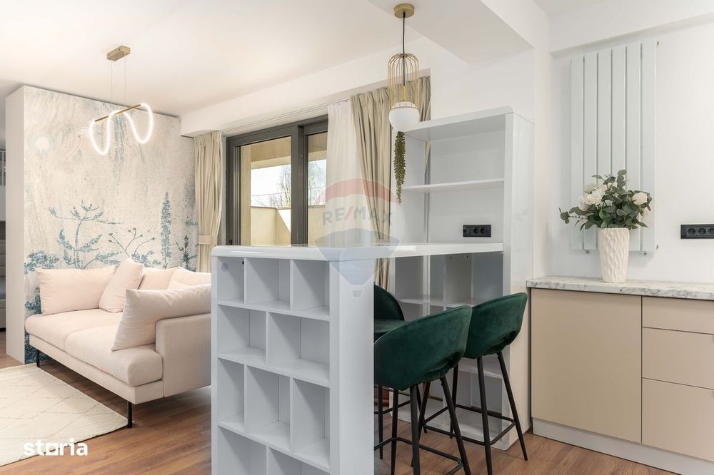 Apartament 2 camere studio cu terasă generoasă 50 mp prima inchiriere — fotografia 1