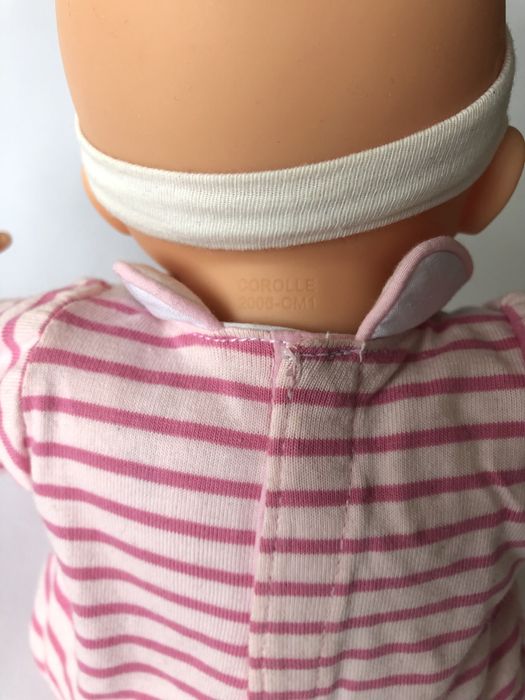 NOU Păpușă CORROLE parfumată - hăinuțe dungi roz | jucarie | copii