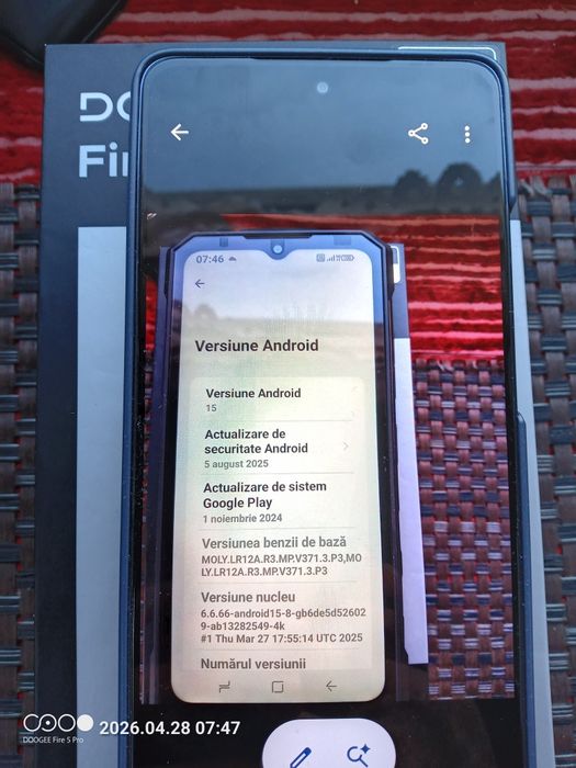 Vând telefon DOOGEE Fiere 5 Pro