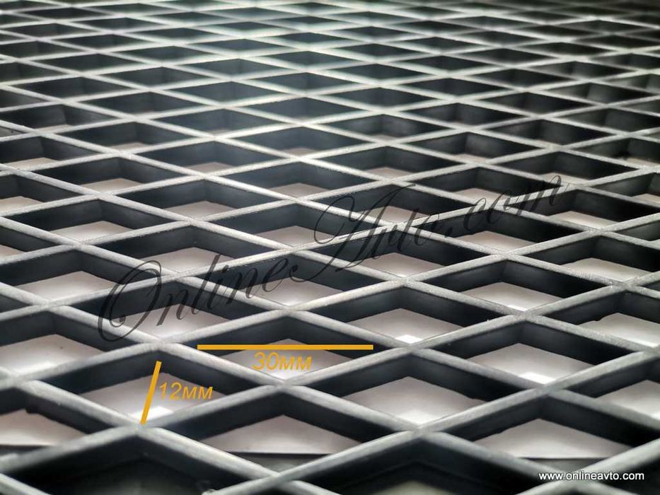 Ромбоидна Pvc тунинг мрежа за броня " ромб" 120х40см.