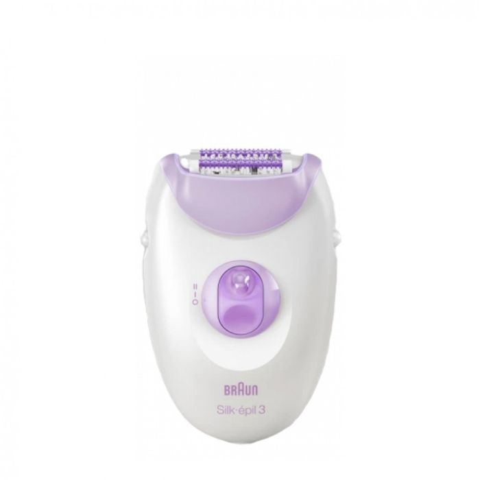 Эпилятор Braun 3-000 Silk-epil 3 белый/лиловый