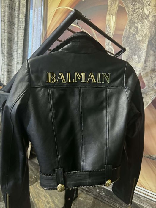 Geaca Balmain piele naturala S