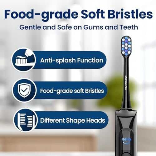 Нова Електрическа четка за зъби 79 000 вибрации, IPX8, 5 режима, калъф