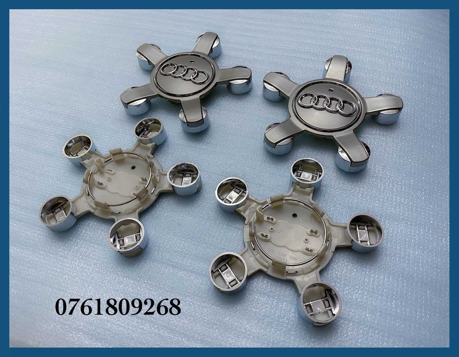 Set 4 capace 135mm 8R0601165 jante aliaj Audi A4 A5 A6 A7 8 Q3 Q5 Q7