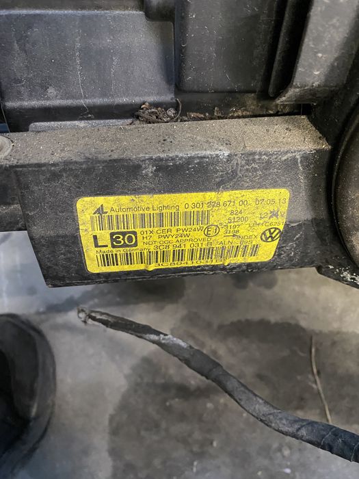 Far xenon vw passat cc facelift