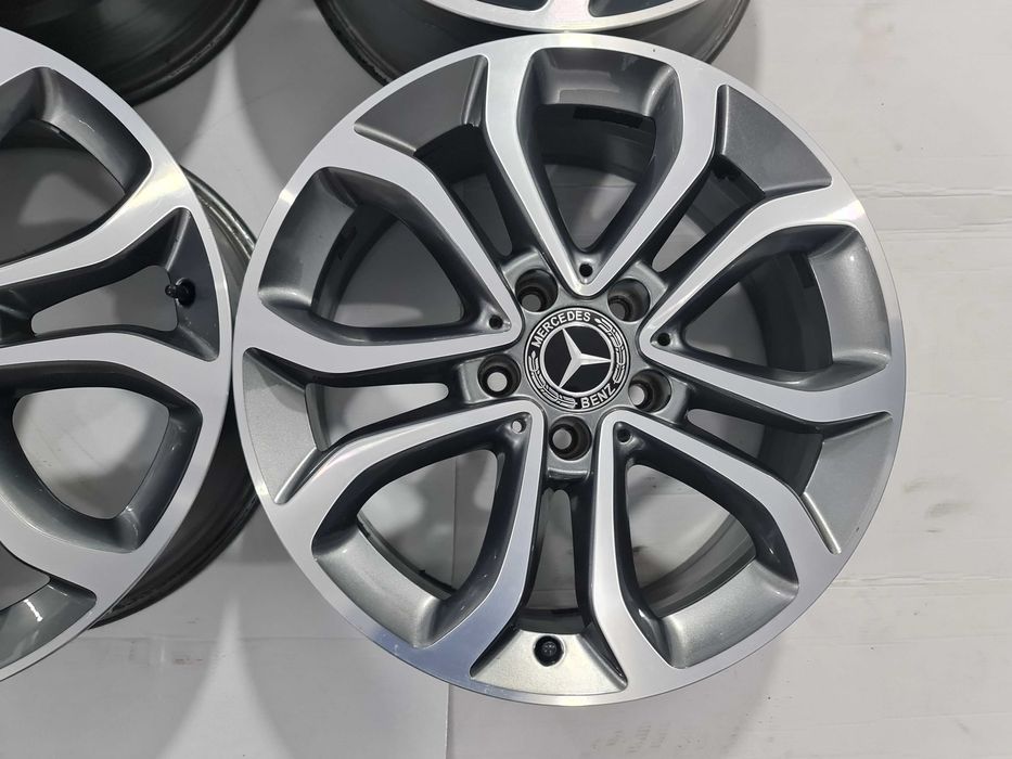 Jante 17 originale Mercedes  cu senzori inclusi 5x112 66.6 7j et 48.5