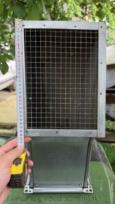 Cot rectangular ventilatie/aerisire HVAC galvanizat.