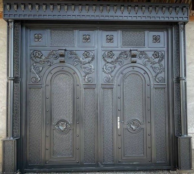 Хар хил турдаги темир дарвоза ва эшиклар