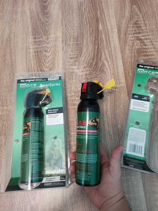 Mace Bear Spray, Spray Urs 260ml Anti Urs Jet 10m ( valabil pana la 2028.05)