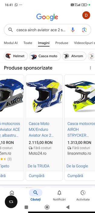 Cască AIROH Aviator Ace 2 shield marime S 55-56