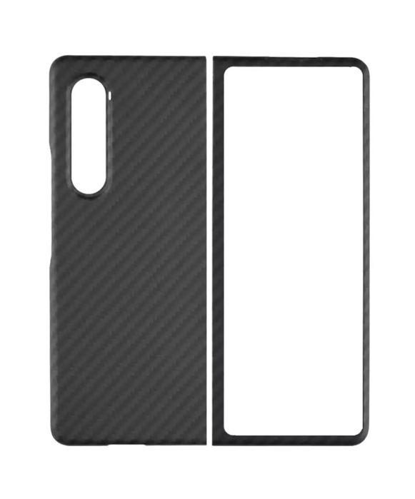 Samsung Z FOLD 5 Z FOLD 6 Z FOLD 7 Husa Ultra Slim Fibra de Carbon Black Squad