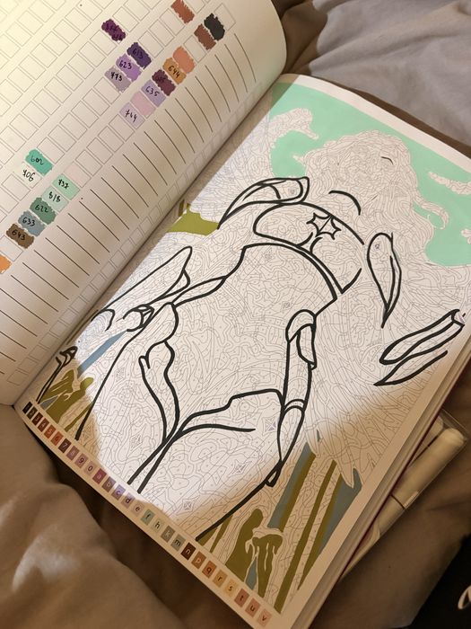 Акриловые Маркеры GUANGNA LANQUO и раскраскм