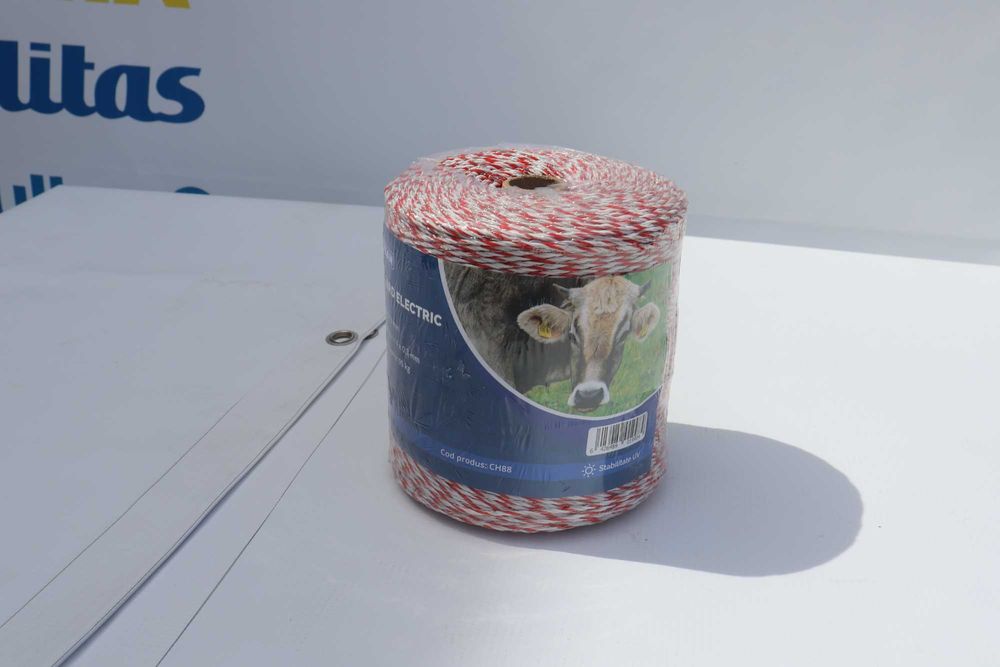 Fir gard electric rosu alb pentru vaci capre cai livrare oriunde