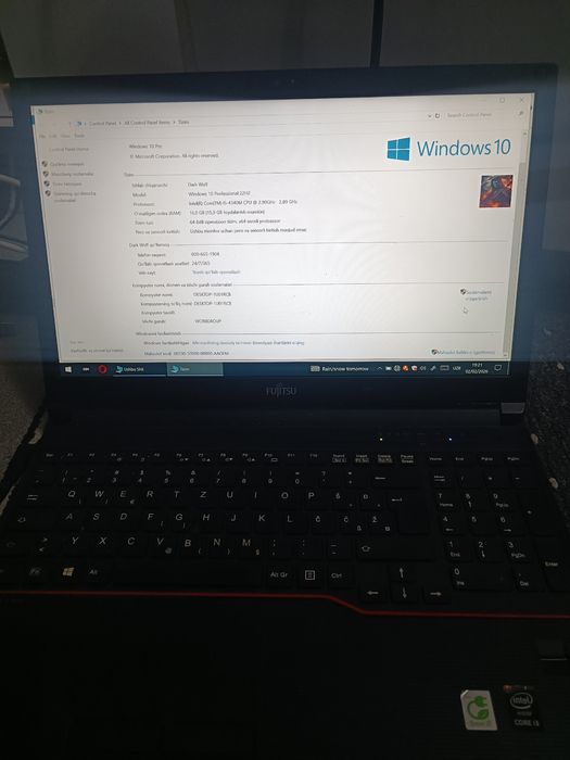 Notbuk,Fujitsu,windous10pro