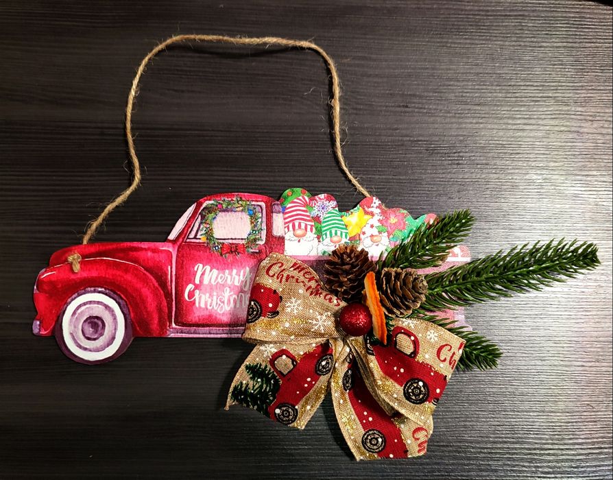 Коледни Табелки за закачане/ коледни кашпи/шейни и късмети