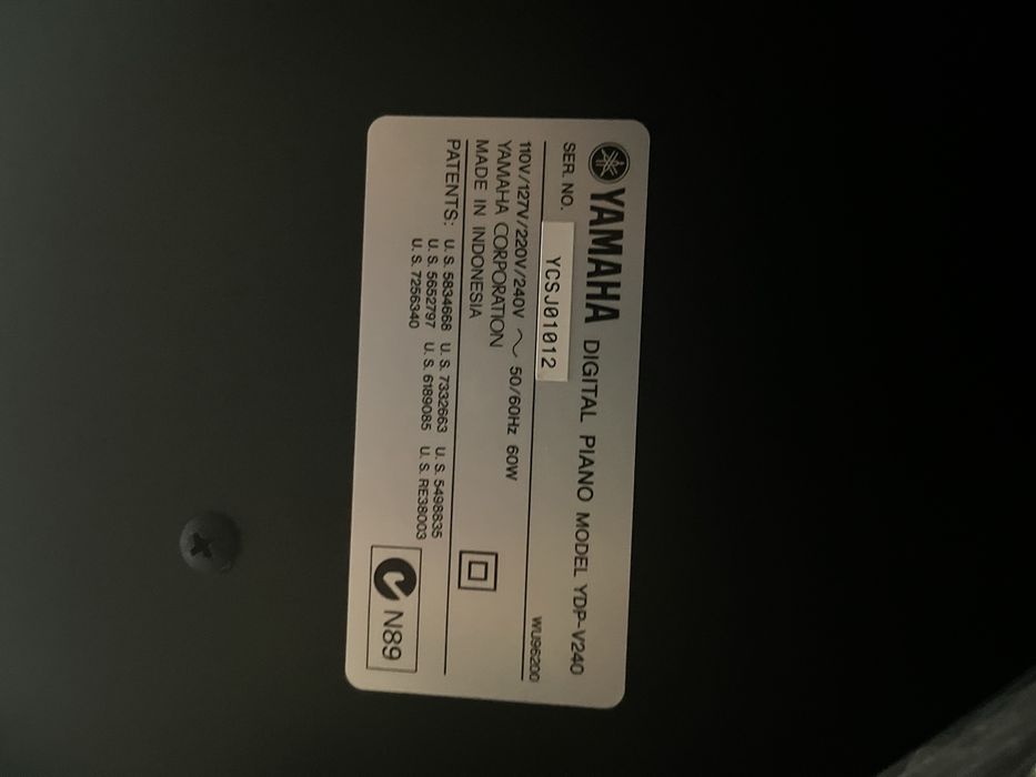 Пианино электронное YAMAHA
