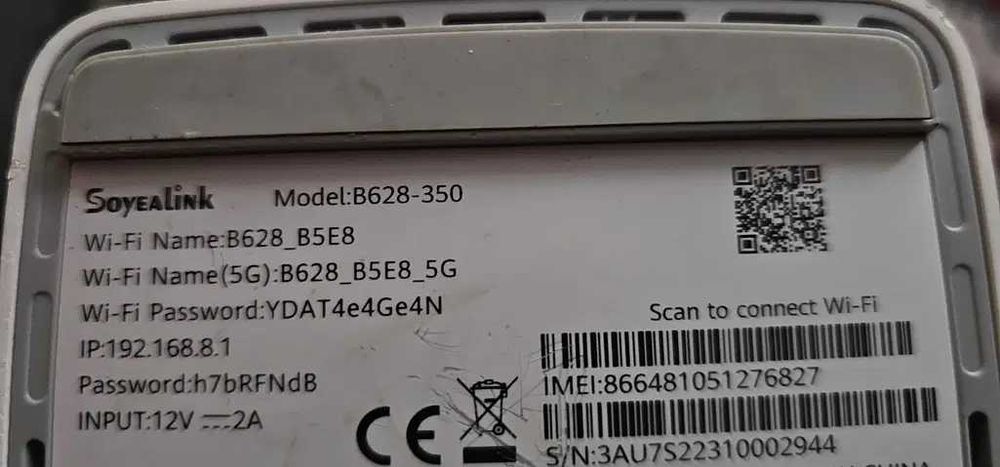 Router HUAWEI SOYEALINK B628-350 Cat12 4G router white (B628-350)
