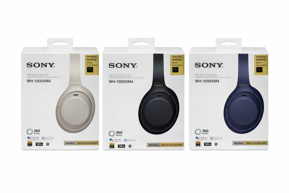 Sony WH-1000XM4 Беспроводные наушники с шумоподавлением
