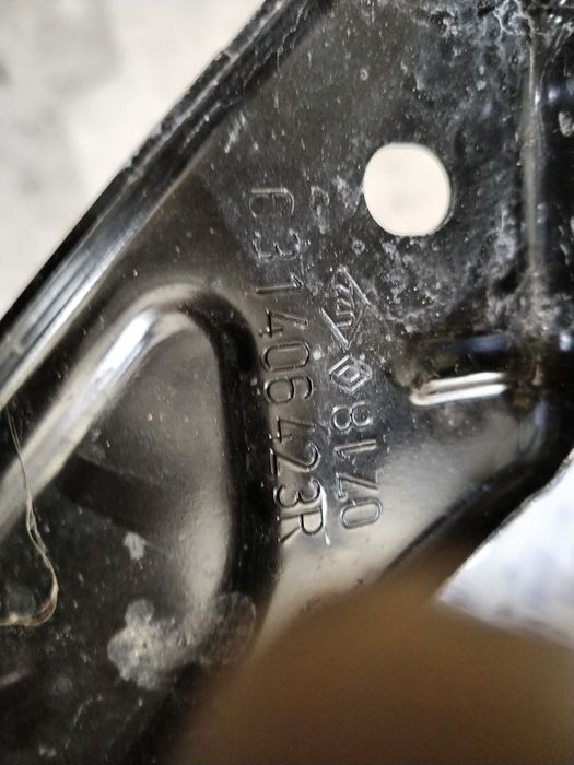 Suport vertical dreapta aripa fata, Renault Megane 4, 2016, 2017, 2018, 2019, 2020, cod origine OE 631409063R.