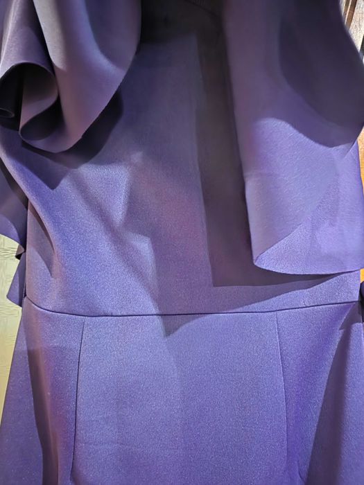 Rochie mov mulata cu cordon