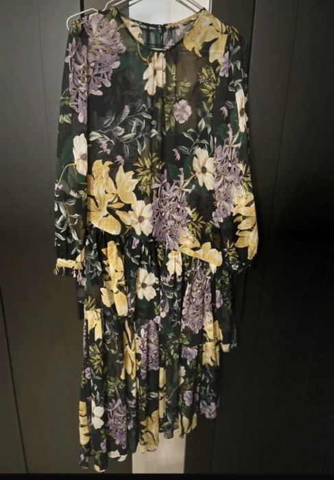rochie mango  midi vaporoasa