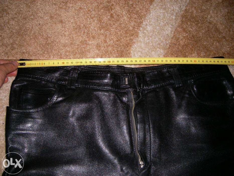 Pantaloni piele motociclist