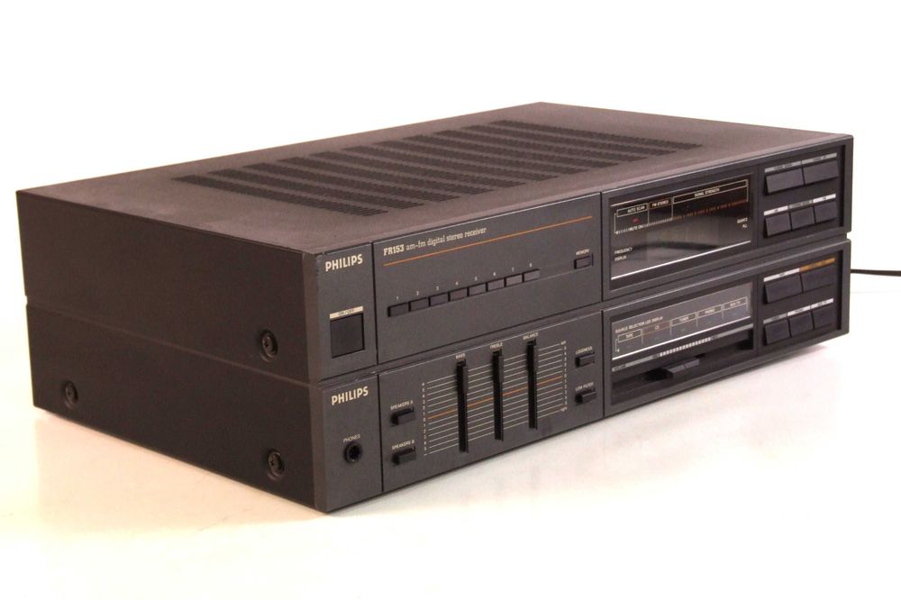 Ampli-tuner PHILIPS FR153, 4 x 30 W, Made in Japan, ca NOU