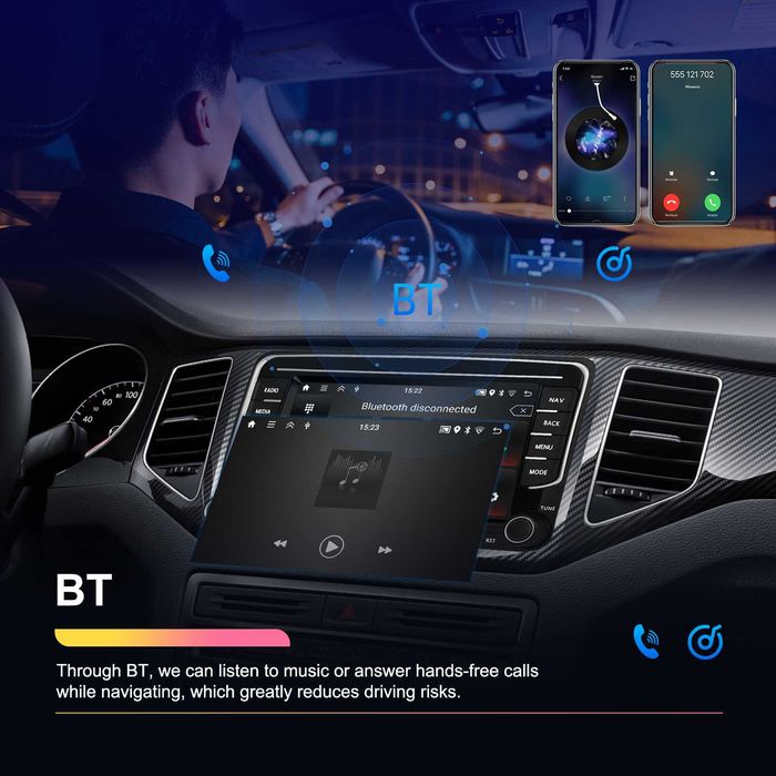 Navigatie Android,VW Passat,Golf,Jetta,Touran,Carplay,4GB + 64GB.