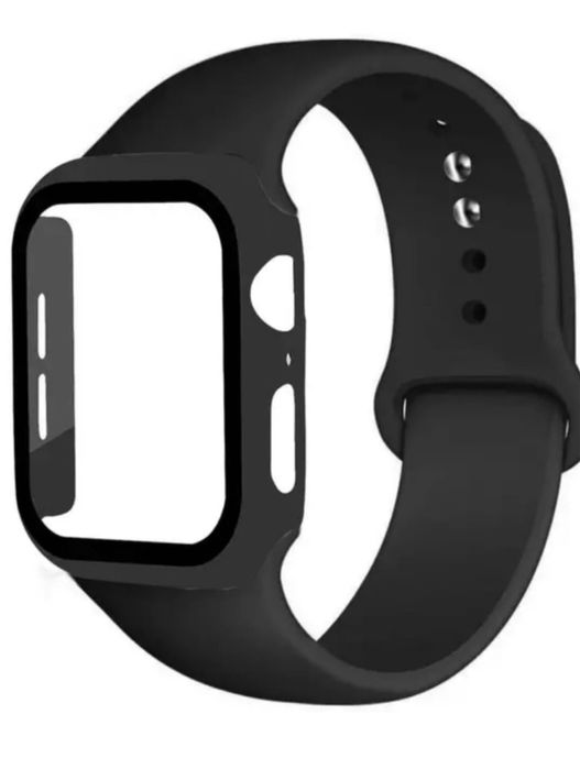 Curea Direct + Husa Carcasa Detasabila Compatibila Ceas Apple Watch