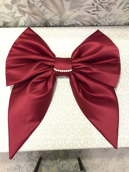 Новогодний бант на дверь