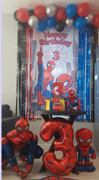 Украса за рожден ден 3 години спайдър мен