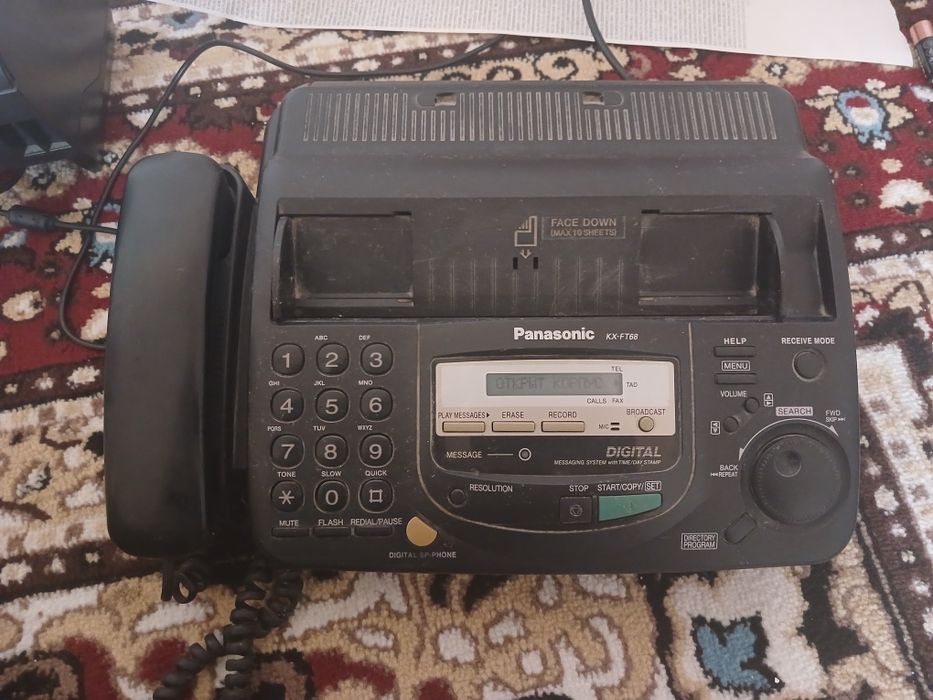 телефон + факс Panasonic KX-FT68
