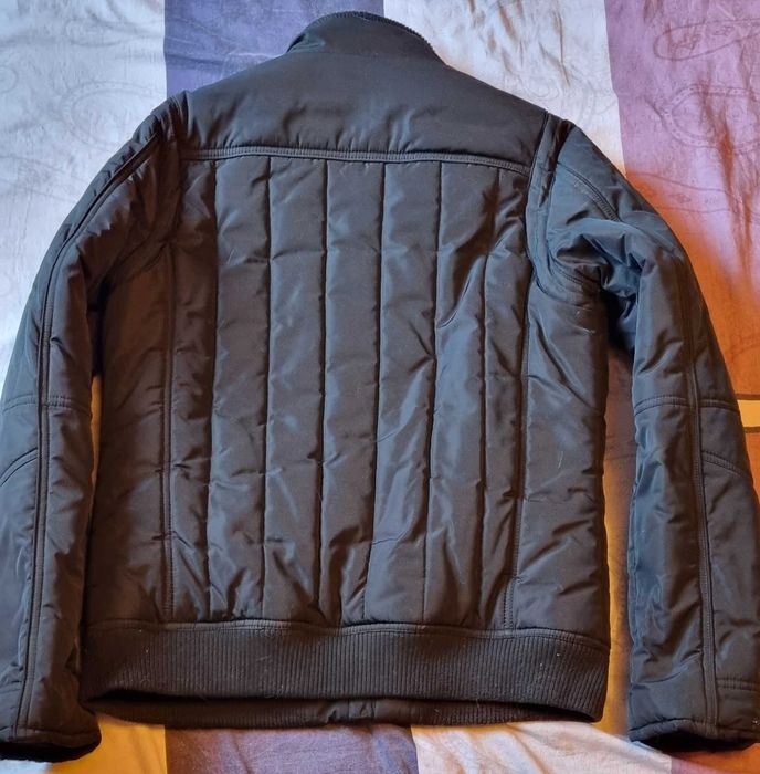 Geaca de barbati, Lee Cooper, slimfit, groasa, cu puf, neagra, M