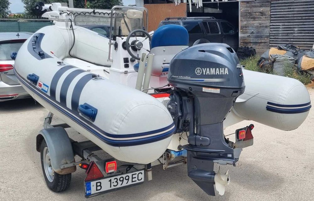 Продавам лодка RIB Tohamaran 4. 20 + Yamaha 40 HP