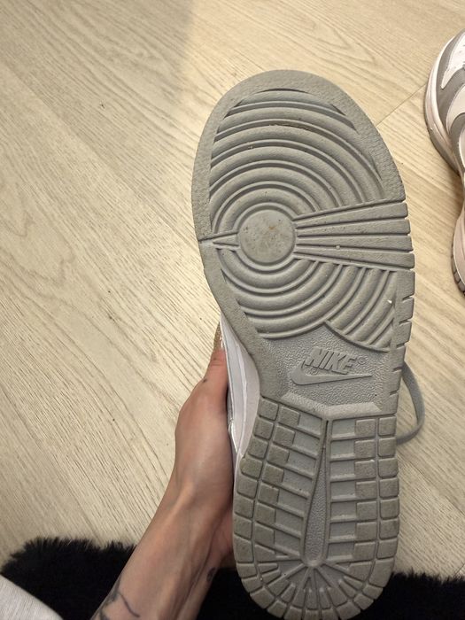 Nike Dunk Gri Cu Alb