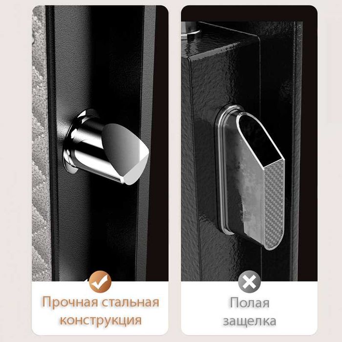 Сейф DELI "ET595" биометрический 380х320х450 мм, 18,3 кг