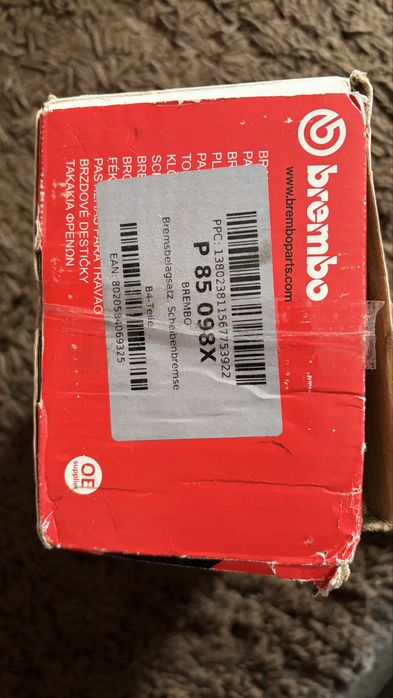 Plăcuțe frână Brembo Audi A4