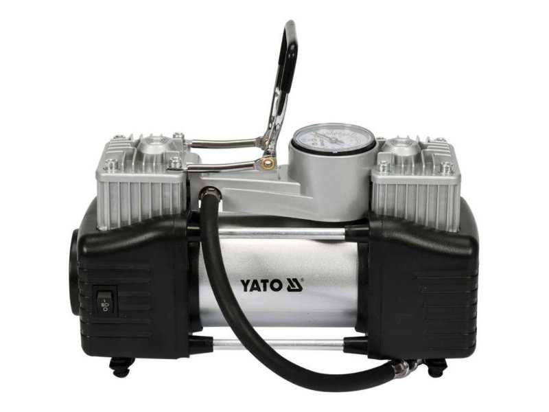 Компресор за гуми с LED светлина, YATO, YT 73462, 250 W